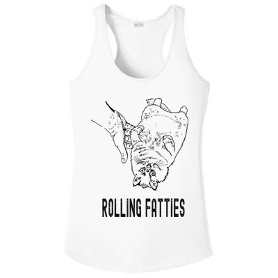 Rolling Fatties Cat Ladies PosiCharge Competitor Racerback Tank