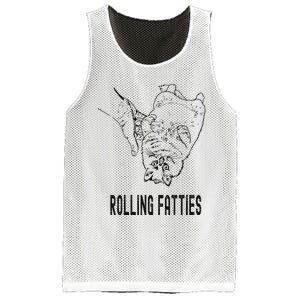 Rolling Fatties Cat Mesh Reversible Basketball Jersey Tank