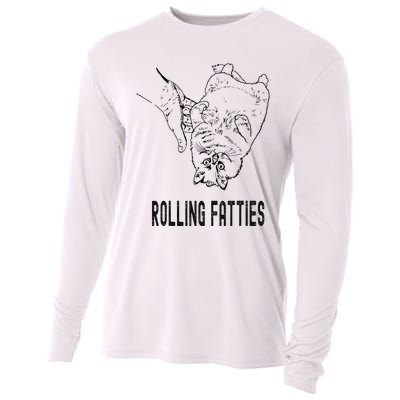 Rolling Fatties Cat Cooling Performance Long Sleeve Crew