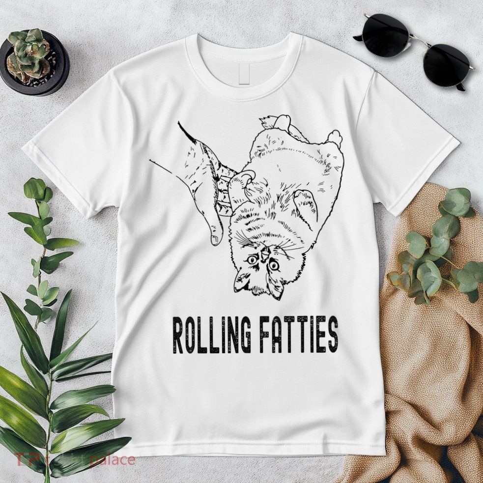 Rolling Fatties Cat Premium T-Shirt
