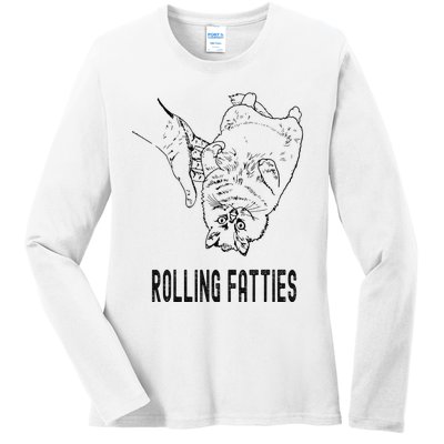 Rolling Fatties Cat Ladies Long Sleeve Shirt