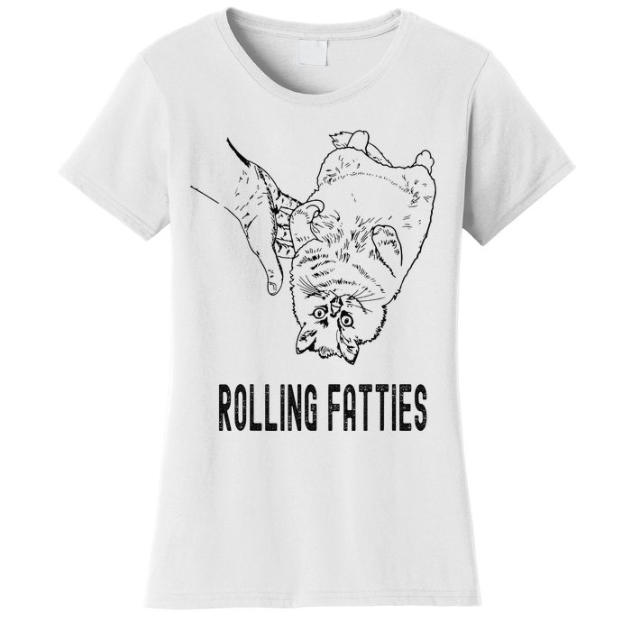 Rolling Fatties Cat Women's T-Shirt