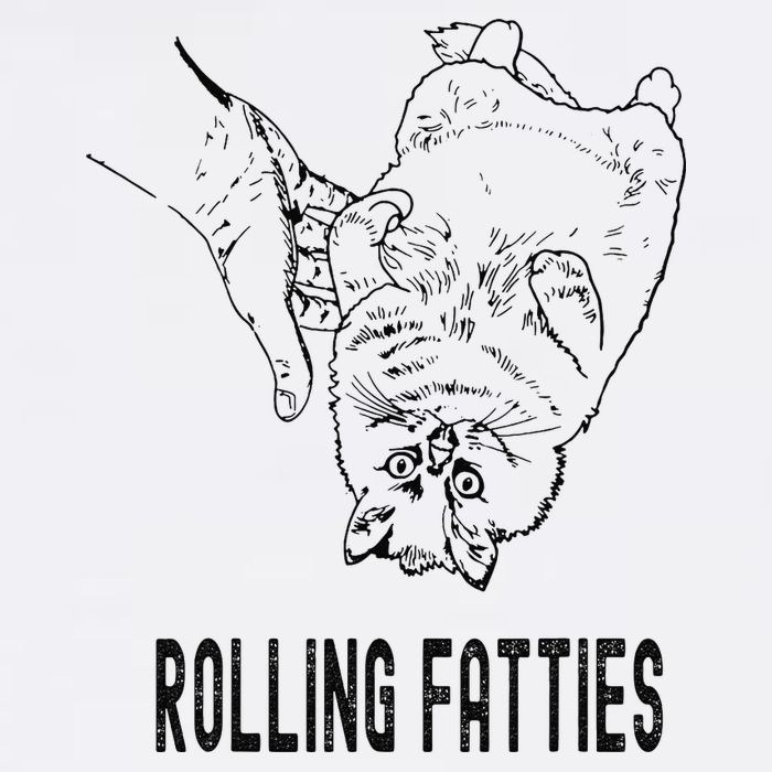 Rolling Fatties Cat Short Acrylic Beanie