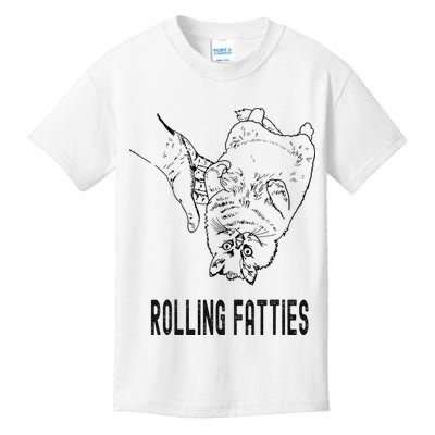 Rolling Fatties Cat Kids T-Shirt