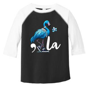 Retro Flamingo Chucks And Pearls Comma La Kamala Harris 2024 Toddler Fine Jersey T-Shirt