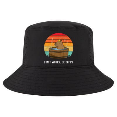 Retro Funny Capybara DonT Worry Be Capy Cool Comfort Performance Bucket Hat