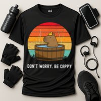 Retro Funny Capybara DonT Worry Be Capy Performance Shirt