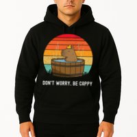 Retro Funny Capybara DonT Worry Be Capy Hoodie