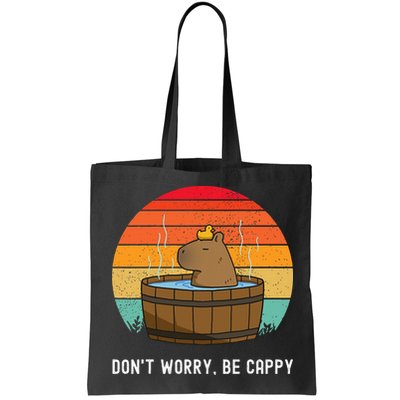 Retro Funny Capybara DonT Worry Be Capy Bag