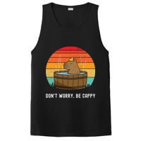 Retro Funny Capybara DonT Worry Be Capy PosiCharge Competitor Tank