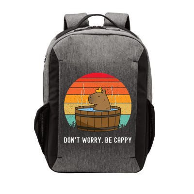 Retro Funny Capybara DonT Worry Be Capy Vector Backpack