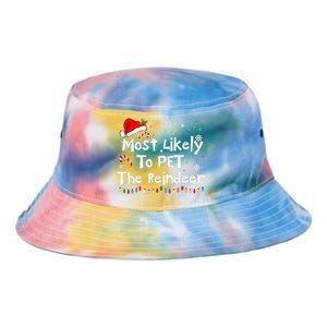 Reindeer Family Christmas Holiday Santa Claus Hat Tie Dye Newport Bucket Hat