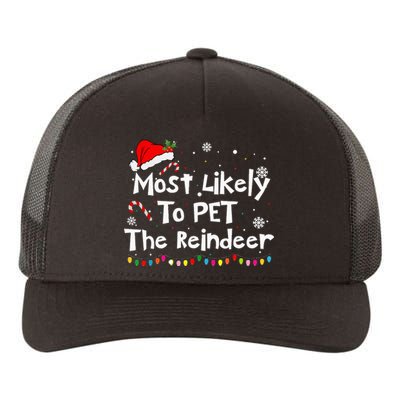 Reindeer Family Christmas Holiday Santa Claus Hat Yupoong Adult 5-Panel Trucker Hat