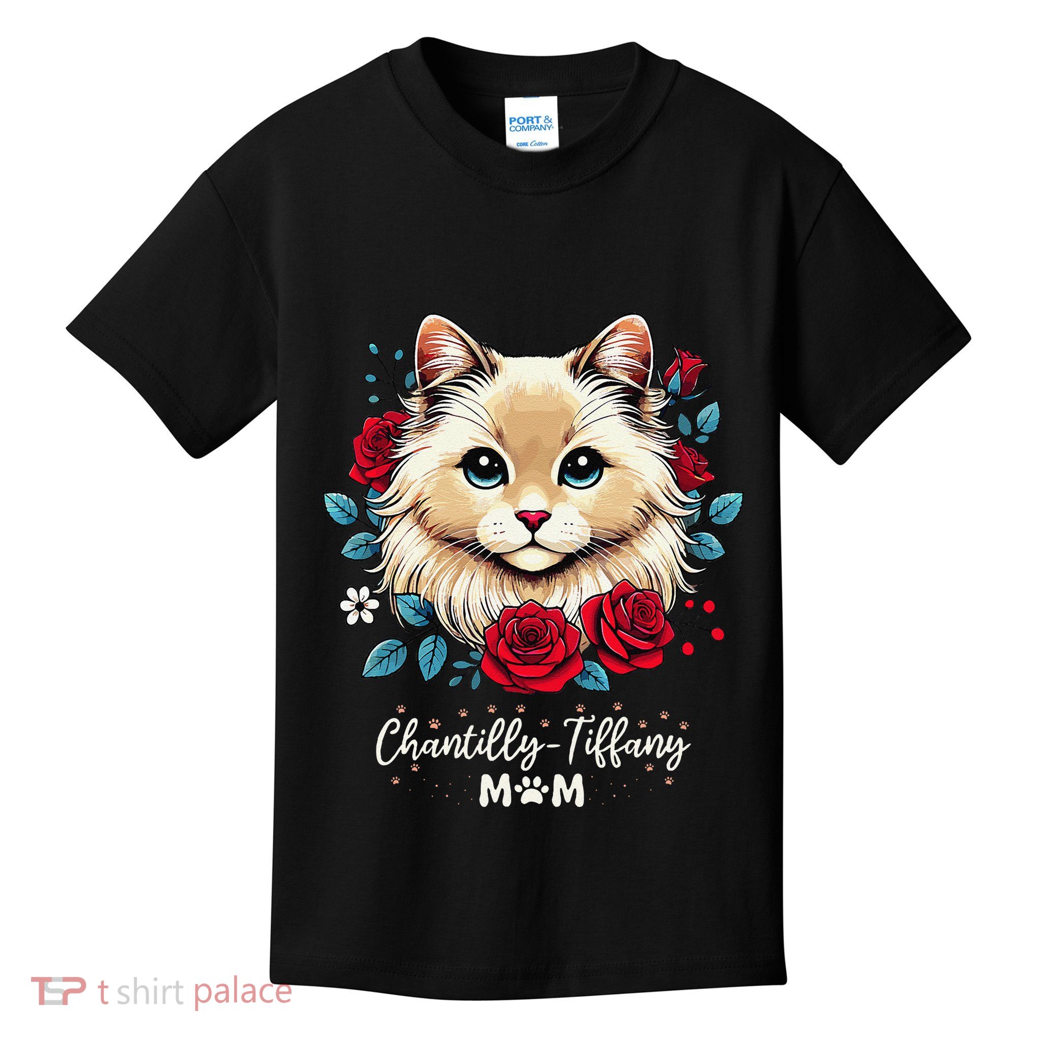 Roses Flowers Chantillytiffany Mom Kids T-Shirt