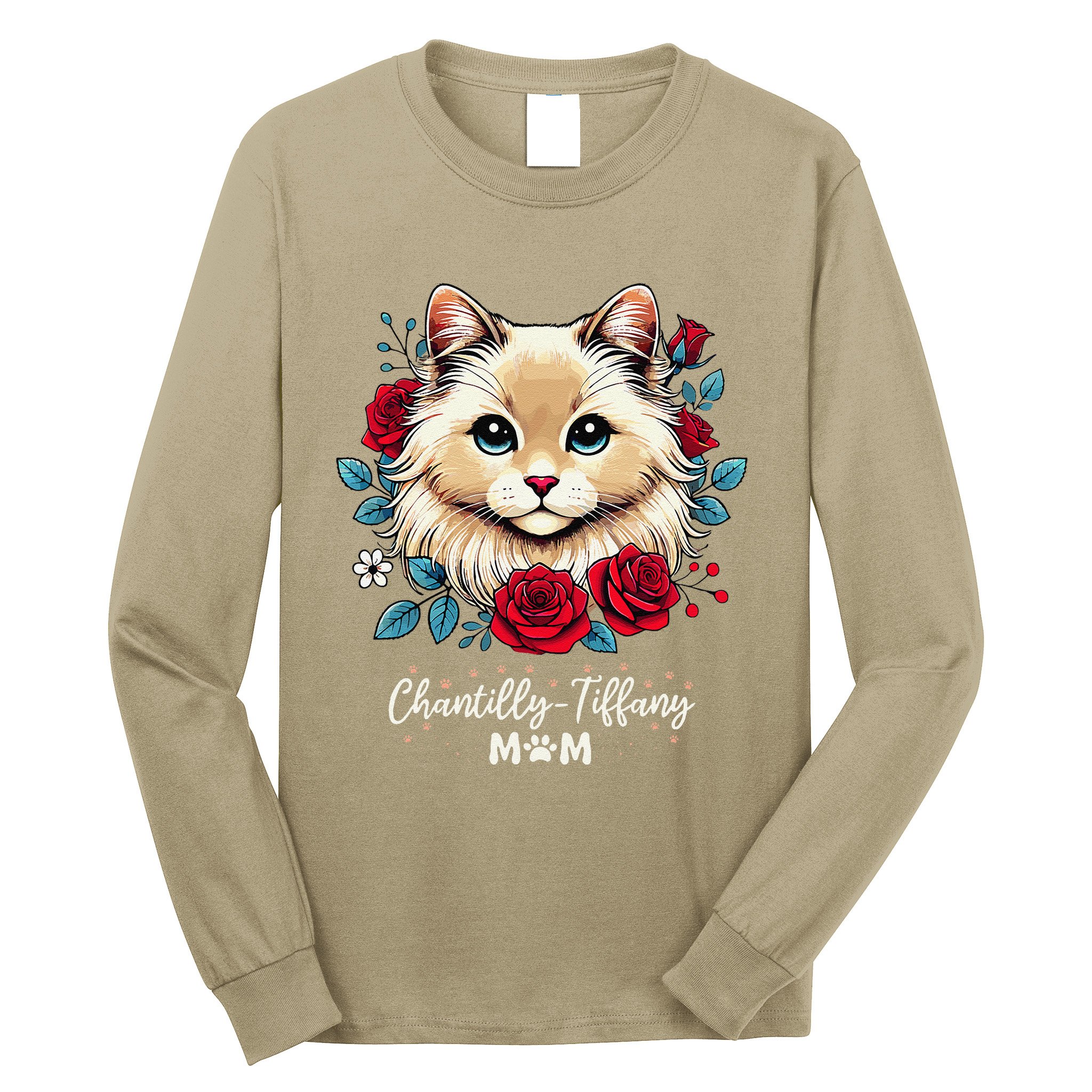 Roses Flowers Chantillytiffany Mom Long Sleeve Shirt