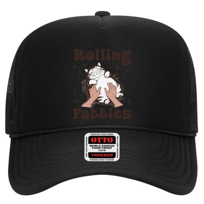 Rolling Fatties Cat Funny Cute Cat Lover Kitten Owner Kitty Trucker Hat