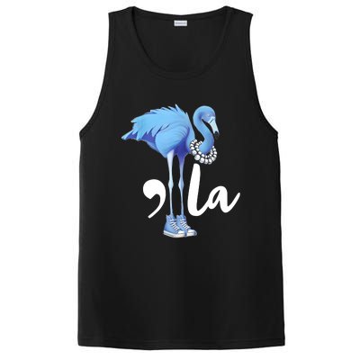 Retro Flamingo Chucks And Pearls Comma La Kamala Harris 2024 PosiCharge Competitor Tank