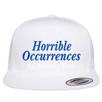 Run For Cover Records Advance Base Horrible Occurrences Flat Bill Trucker Hat