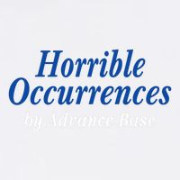 Run For Cover Records Advance Base Horrible Occurrences Flat Bill Trucker Hat