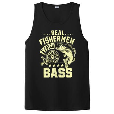 Real Fisher Catch Bass Fishing Meaningful Gift PosiCharge Competitor Tank