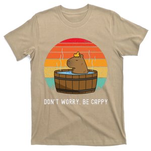 Retro Funny Capybara DonT Worry Be Capy T-Shirt