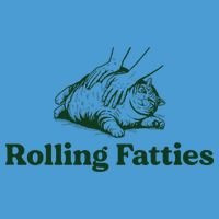 Rolling Fatties Cat Funny Cute Cat Lover Kitten Owner Kitty Tie Dye Hoodie