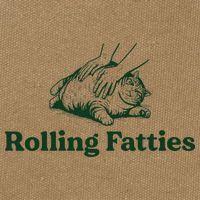 Rolling Fatties Cat Funny Cute Cat Lover Kitten Owner Kitty Cotton Canvas Backpack