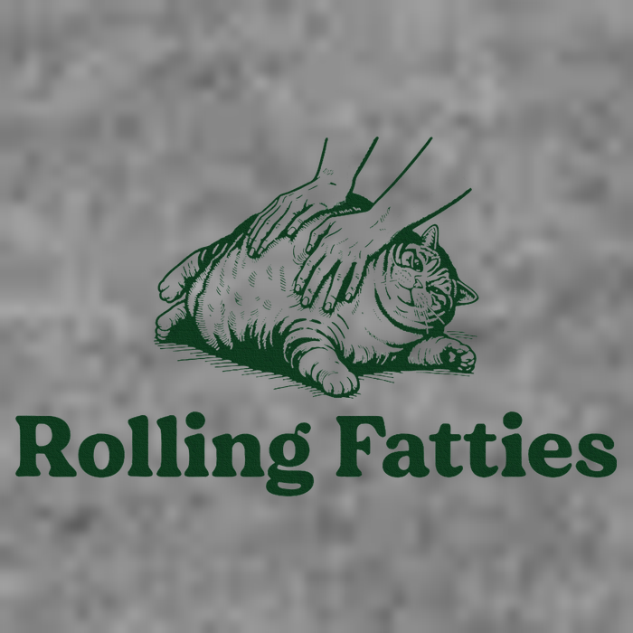 Rolling Fatties Cat Funny Cute Cat Lover Kitten Owner Kitty Tall Sweatshirt