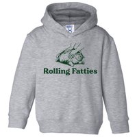 Rolling Fatties Cat Funny Cute Cat Lover Kitten Owner Kitty Toddler Hoodie
