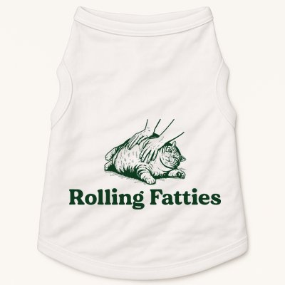 Rolling Fatties Cat Funny Cute Cat Lover Kitten Owner Kitty Doggie Tank