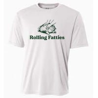 Rolling Fatties Cat Funny Cute Cat Lover Kitten Owner Kitty Cooling Performance Crew T-Shirt