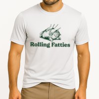 Rolling Fatties Cat Funny Cute Cat Lover Kitten Owner Kitty Performance Shirt