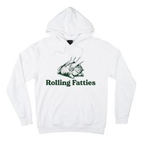 Rolling Fatties Cat Funny Cute Cat Lover Kitten Owner Kitty Hoodie