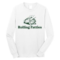 Rolling Fatties Cat Funny Cute Cat Lover Kitten Owner Kitty Long Sleeve Shirt
