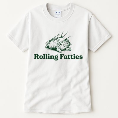 Rolling Fatties Cat Funny Cute Cat Lover Kitten Owner Kitty Tall T-Shirt