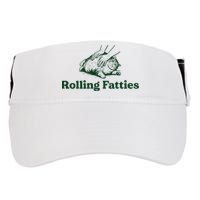 Rolling Fatties Cat Funny Cute Cat Lover Kitten Owner Kitty Adult Drive Performance Visor
