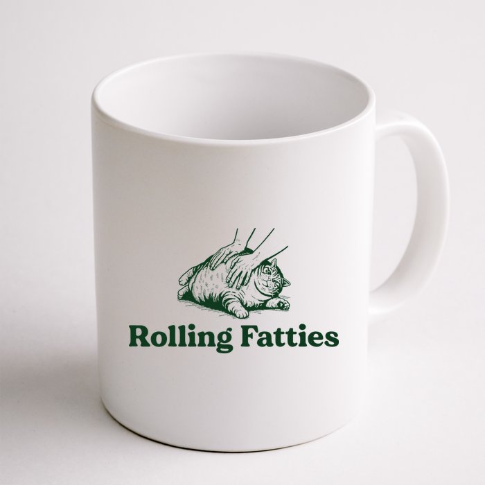 Rolling Fatties Cat Funny Cute Cat Lover Kitten Owner Kitty Mug