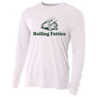 Rolling Fatties Cat Funny Cute Cat Lover Kitten Owner Kitty Cooling Performance Long Sleeve Crew