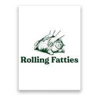 Rolling Fatties Cat Funny Cute Cat Lover Kitten Owner Kitty Poster