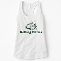 Rolling Fatties Cat Funny Cute Cat Lover Kitten Owner Kitty Womens Tank Top