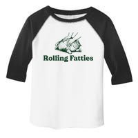 Rolling Fatties Cat Funny Cute Cat Lover Kitten Owner Kitty Toddler Fine Jersey T-Shirt