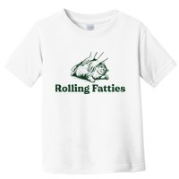 Rolling Fatties Cat Funny Cute Cat Lover Kitten Owner Kitty Toddler T-Shirt