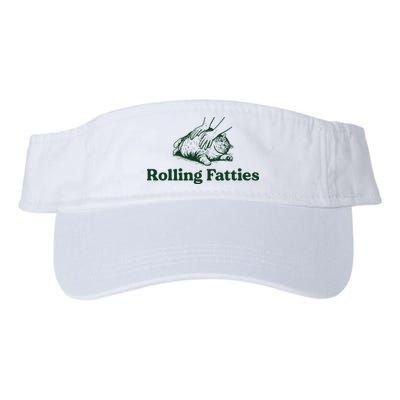 Rolling Fatties Cat Funny Cute Cat Lover Kitten Owner Kitty Visor