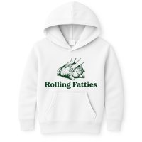 Rolling Fatties Cat Funny Cute Cat Lover Kitten Owner Kitty Kids Hoodie