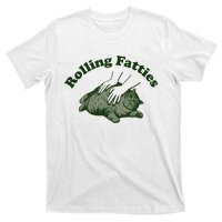 Rolling Fatties Cat Hoodie Humorous Fat Cat T-Shirt