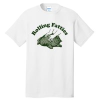 Rolling Fatties Cat Hoodie Humorous Fat Cat Tall T-Shirt