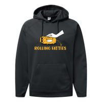 Rolling Fatties Cat Kitty Animal Pet Lovers Performance Fleece Hoodie