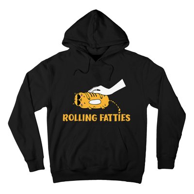 Rolling Fatties Cat Kitty Animal Pet Lovers Hoodie