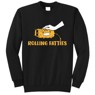 Rolling Fatties Cat Kitty Animal Pet Lovers Sweatshirt