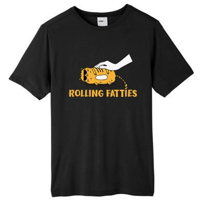 Rolling Fatties Cat Kitty Animal Pet Lovers Tall Fusion ChromaSoft Performance T-Shirt